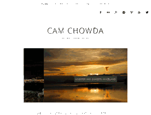 Tablet Screenshot of camchowda.com